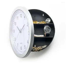 壁の時計オリジナル時計安全なジュエリー収納ボックスホームアクセサリーは、プライベートマネーを隠す