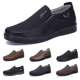 Tasarımcı Ayakkabı Yeni Moda Klasik Günlük Bahar ve Sonbahar Yaz Ayakkabıları Erkek Ayakkabı Düşük Top Ayakkabılar İş Yumuşak Sole Sligpery Ayakkabı Düz ​​Sole Erkek Pamuk Ayakkabı