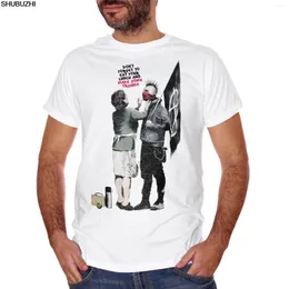 Mens Camisetas T-shirt Banksy Mamma Anarchico Kiss Artist Street Art Stencil Bristol Marca Homens Moda Listagem de Verão Faça Camisa