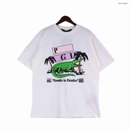Palm Angel Pa Top Summer Loose T-shirt Little Bear Print Fashion Casual Shirt Luxury Clothing Street Mens and Womens Unisex Couple Cotton 2049 KXR4