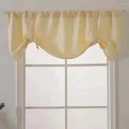 Curtain Small Window Tiers Thermal Insulated Valances Cafe Kitchen Balcony Half Curtains 132x46cm