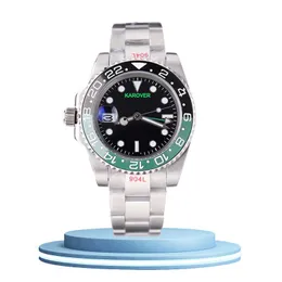 기계식 자동 남성 시계 커스텀 브랜드 고급 손목 시계 스테인리스 스틸 방수 사파이어 시계 고품질 Orologio Man의 시계 디자이너와 상자