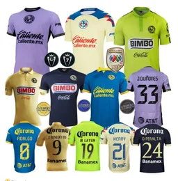 23 24 Club America Soccer Jerseys Liga MX Henry J.Quinones D.Valdes 3rd A.Zendejas Fidalgo 2023 2024 Home Away Third Maillot Fans Slim Playerバージョンサッカー65313