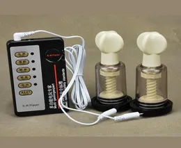 New Pulse Electirc shock stimulator for nipple pump sex fun toy for breast increase adult products1699435