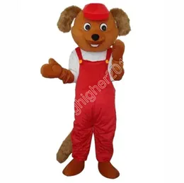 Costume da mascotte del personaggio del costume della mascotte del ratto del castoro dell'orso personalizzato professionale Vestiti del vestito operato dalla festa di Halloween di Natale