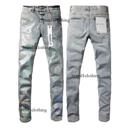 Purple Brand Jeans 2024 Spring Designer Mens Denim Trousers Fashion Pants Straight Design Retro Streetwear Casual Sweatpants