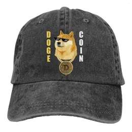 Bonés de bola Doge Gansta Crypto Altcoin O Boné de Beisebol Peaked Capt Esporte Unisex Ao Ar Livre Personalizado Dogecoin Digital Moeda Chapéus