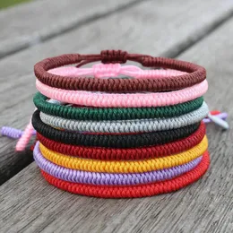 Braccialetti con ciondoli Bracciale intrecciato minimalista Regolabile fatto a mano Corda multicolore Braslet Uomo Donna Amicizia Braclet Regalo di gioielli Yoga