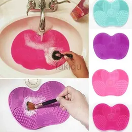 Makeup Brushes Newest Silicone Brush Cleaner Cosmetic Make Up Washing Brush Gel Cleaning Mat Foundation Makeup Brush Cleaner Pad Scrubbe Board zln240222