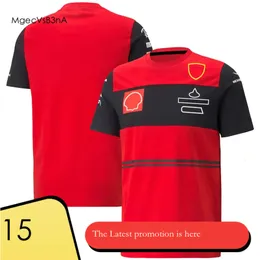 2023 Yeni Formül 1 T-shirt F1 T-Shirt Racing Team T-Shirts Araba Hayranları Sıradan Nefes Alabilir Polo Gömlek Yaz Araba Logosu Jersey Gömlekler Plus Boyut Özel 326