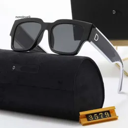 2024 Novo designer para mulheres e homens D letra G óculos de sol modelo de moda especial UV 400 proteção armação de feixe duplo design de marca ao ar livre óculos de sol ciclone de liga