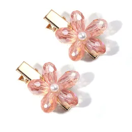 Fermagli per capelli Barrettes Nuova imitazione Perla Fiore Fascino Fermaglio per capelli di cristallo Ornitorinco Barrette Forcina Donna Ragazze Moda Ebreo Dhgarden Dhlvm