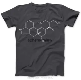 Men's T-Shirts New Men T Shirt Fashion LSD Molecule Acid Psychedelics T-Shirt Summer Cotton Terence McKenna DMT Tshirt Tees HarajukuH24222