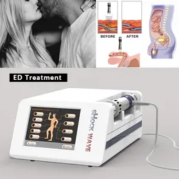 Uso clínico eswt fisioterapia equipamento de ondas de choque eletromagnético médico alívio da dor nas articulações terapia shockwave ed tratamento massageador corporal