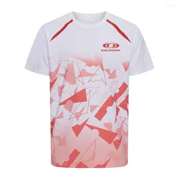 Homens Camisetas Treinamento de Secagem Rápida 2024 Uniformes de Badminton Ténis de Mesa T-shirt Roupas Mulheres Respirável Esportes Manga Curta