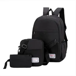 Fashion 3 PCS Anti Theft Backpack Men Women Casual Backpack Travel Laptop Backpack School Bags Sac A Dos Homme Zaino241S