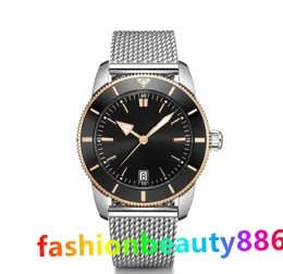 U1 Top AAA Luxury Watch Superocean Heritage Watches 44 mm B20 Steel Belt Automatisk mekanisk rörelse Fullt arbete High-End-kvalitet Men armbandsur WA CMNX