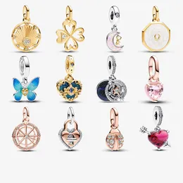 925 Silver Pendant 2023 Fashion New PAN Bead Bracelet DIY Jewelry Accessories Fashion Love Pendant Free Shipping