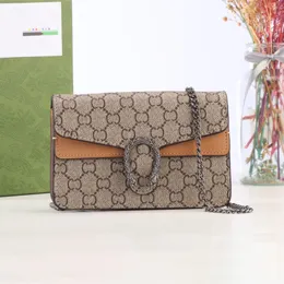Wysokiej jakości designerska torba węża torby na ramię torebki łańcuchowe pasek torebka torba mini crossbody moda portfel luksusowy portfel skórzany mini kobieta