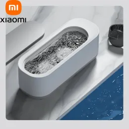 خواتم Xiaomi Mijia المنظف الموجات فوق الصوتية المنظف Onekey Cleaner Sonic Cleaner Cleaner ، نظارات ، مراقبة إزالة التلوث العميق