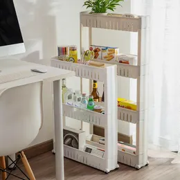 Scaffale a fessura per riporre la cucina, rimovibile con puleggia, organizer per ufficio, bagno