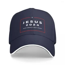 Ball Caps Jesus 2024 For President Make America Holy Again Baseball Cap |-F-| Thermal Visor Hat Men Women's