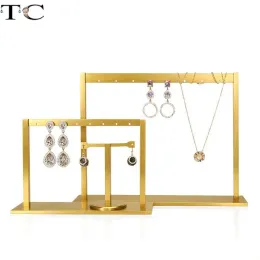 Necklaces Metal Earrings Display Stand Jewelry Necklace Display Props Earrings Live Photo Arrangement Jewelry Stand