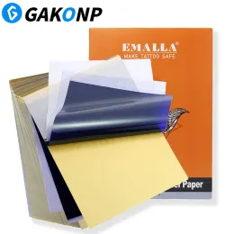 Acessórios 10/30/50/100 folhas de papel de transferência de tatuagem, estêncil térmico, papéis de cópia para máquina de transferência de tatuagem, acessórios, impressora