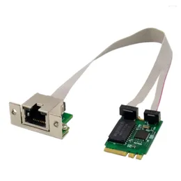 Computer Cables M.2 A E 2.5G Ethernet Adapter 2.5G/1G/100M Multi-Gigabit Network Card 8125B COM