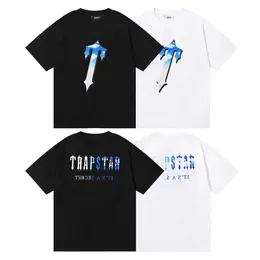 Mens T Shirt Designer Trapstar New Jinmei Fashion Trapstar Blue Sky و White Cloud Classic Classic Cotton Pure Cutton Shirts T-Shirt for Men Women