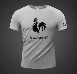 LE COQ SPORTIF 여름 클래식 짧은 슬리브 TSHIRT 플러스 느슨한 지방 남성 다목적 스포츠 HARM6077178