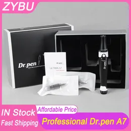 유선 Ultima DRPEN A7 Microneedling Pen 스킨 케어 뷰티 뷰티 컴퓨터 얼굴 Dermapen Needle Roller MTS 치료 전문 Derma Pen Meso Therapy Stamp