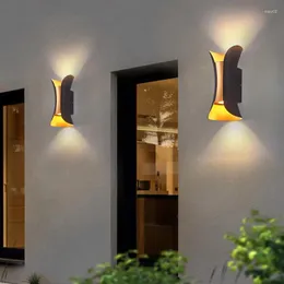 Wall Lamp 6W LED IP65 Waterproof Outdoor Lights Garden Balcony Porch Indoor Nordic Sconce Decor Lighting