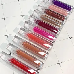 Lip Gloss 42 Colors Vegan Plumping Nude Lipgloss Shimmer Private Label Custom Logo Shiny Glitter Clear Wholesale