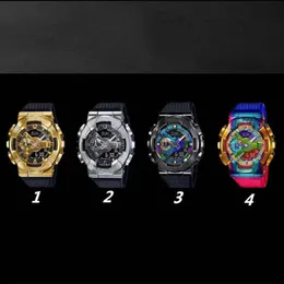 Moda Watch Luxury Designer Erkekler Açık Hava Spor Işığı Emilim Led Dijital Kuvars Kol saatleri Erkek Hediyesi 110 Serisi2307