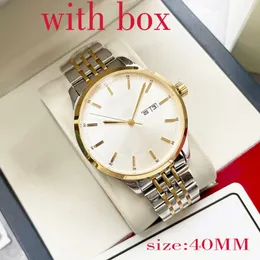 MENS Titta på högkvalitativ Watch Designer Watch Luxury Watch Size 40mm Classic Automatic Mechanical Watch Sports Watch Moissanite Watch Montres - Armband Orologio