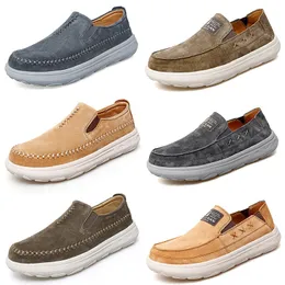 Neue Freizeitschuhe, Plateau, Low-Top, Herren, Damen, grau, lila, gelb, braun, Turnschuhe, rutschfeste, atmungsaktive Turnschuhe mit weichem Boden