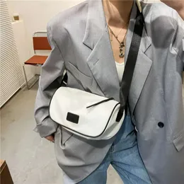 Ny koreansk stil kvinnor väskor lapptäcke oxford tyg axel crossbody messenger väska casual lady shopper handväska enkel bröstväska