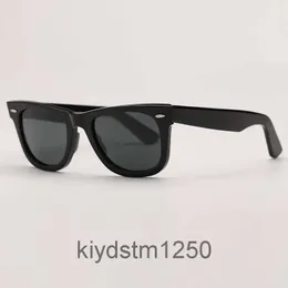 Óculos de sol masculinos moda mulheres vintage óculos de sol óculos de proteção uv lentes de vidro homem mulher óculos com capa de couro de alta qualidade 2n2d