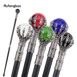 Colorful Glass Ball Steampunk Walking Cane Fashion Decorative Walking Stick Gentleman Luxury Crosier Knob Walking Stick 93cm