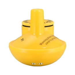 Finders Sensor Sonar Remoto Sem Fio Transdutor Localizador de Pesca 45M Profundidade de Água 90° Ângulo de Feixe 125KHz Frequência Sonar Tampa Estanque