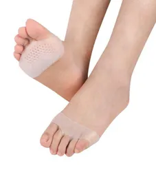 foot Cellular Breathable Soft Silicone Gel Toe Pads High heel shock Anti Slipresistant metatarsal Forefoot Pad 3 colors in stock6310327