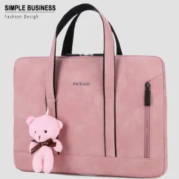 Backpack Laptop Bag Women Briefcase Fashion Waterproof Computer Sleeve Case For 12 13.3 14 15 15.6 inch Female Handbag