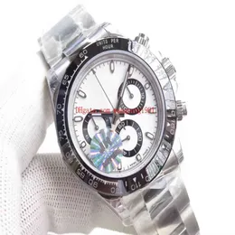 JH produce ottimi orologi da uomo 40mm 116500 116509 Cronografo lavoro 4130 Movimento zaffiro meccanico automatico da polso da uomo249x