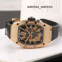 RM TEMTEPIECE TOP TRIST WATCH ZE KOLEKCJA OSTATNIE KOLEKCJA RICHARDMILLIE WOMENS Seria RM037 Oryginalna Diamondset Watch Watch 18K Rose Gold Original Diamondset A