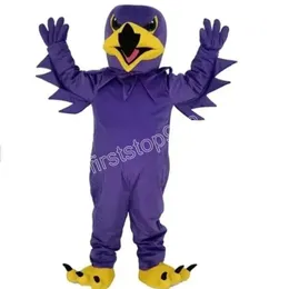 Costumi della mascotte dell'aquila super carina Vestito da festa di fantasia di Natale Vestito da personaggio dei cartoni animati Vestito da adulto Taglia Carnevale Abbigliamento a tema pubblicitario di Pasqua