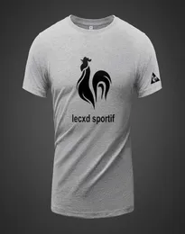 Le Coq Sportif Summer Klasik Kısa Kollu Tshirt artı gevşek yağlı Erkekli çok yönlü sporlar Yarı2879303