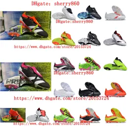Erkek Futbol Ayakkabıları Doğruluklar+ FG Botları Koyuyor Yüksek ayak bileği futbol botları mor siyah boyut 39-45 EUR