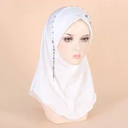 Abbigliamento etnico Cappello pullover musulmano Fatto a mano Catena Clausola Gioielli Fascia per capelli Elastico da donna