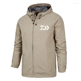 Men's Jackets 2024 Spring And Autumn Single-layer Outdoor Racing Suit Jacket Coat Windproof Waterproof Climbing